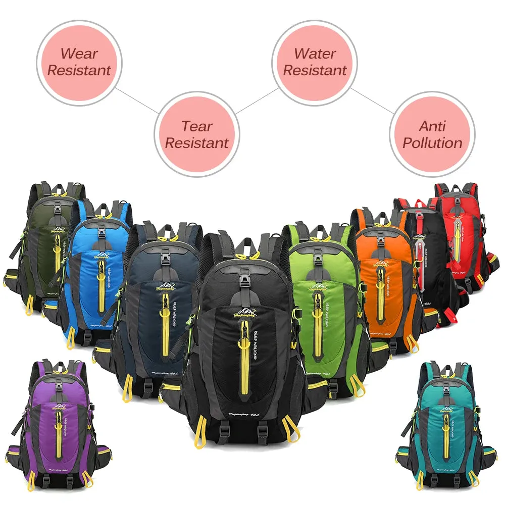 40L Outdoor Camping Bag Climbing Bag Backpack Waterproof Tactical Bag For Hiking Climbing Trekking Hunting Men Women Sports Bags