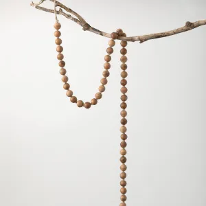 60" Wooden Bead Garland