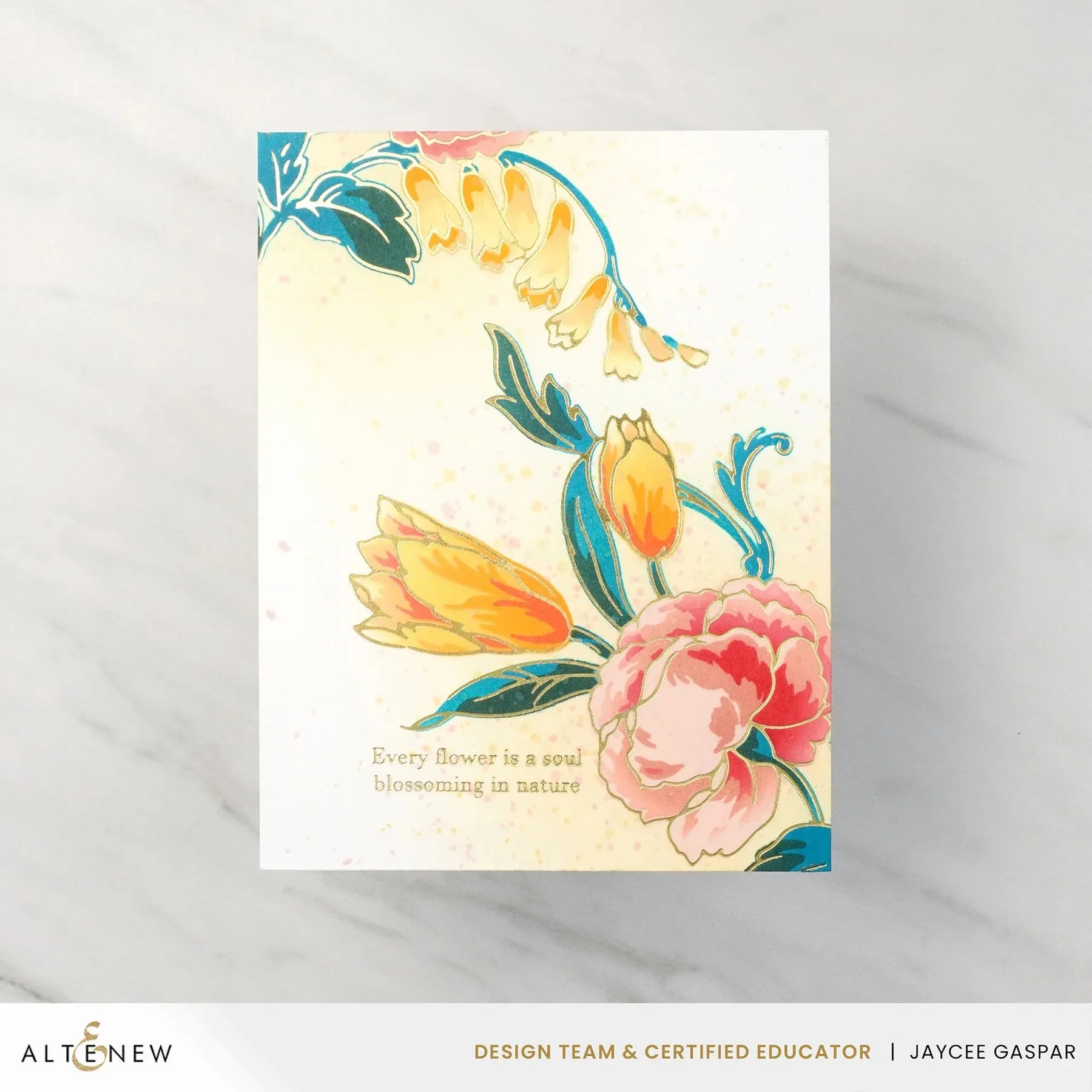 Altenew Spark Joy: Ornamental Bouquet Hot Foil Plate*