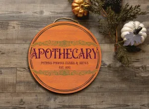 Apothecary Halloween Door Decorations