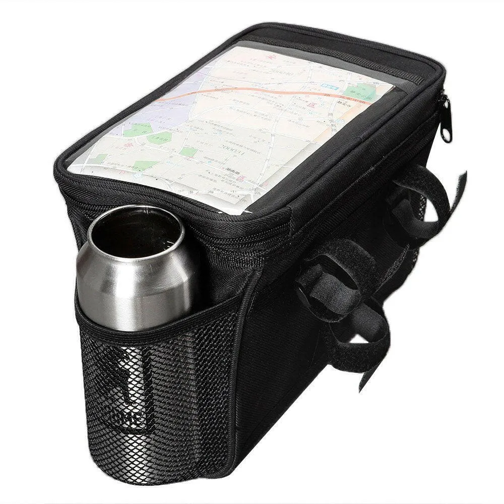 Bicycle Handlebar Insulated Cooler Bag Cycling MTB Mountain Road Bike Front Basket Pannier Bag