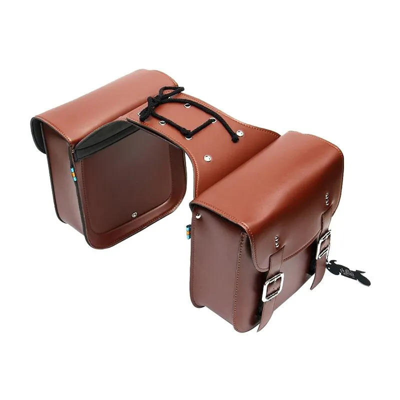 Bike Side Saddle Bag in PU Leather