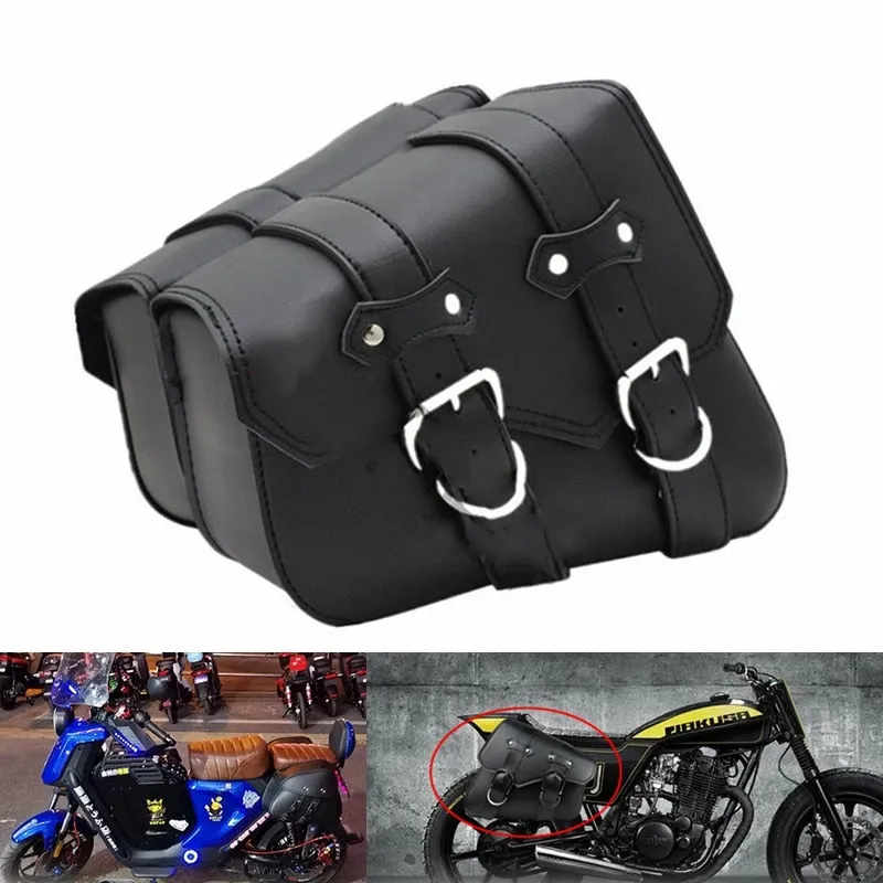 Bike Side Saddle Bag in PU Leather