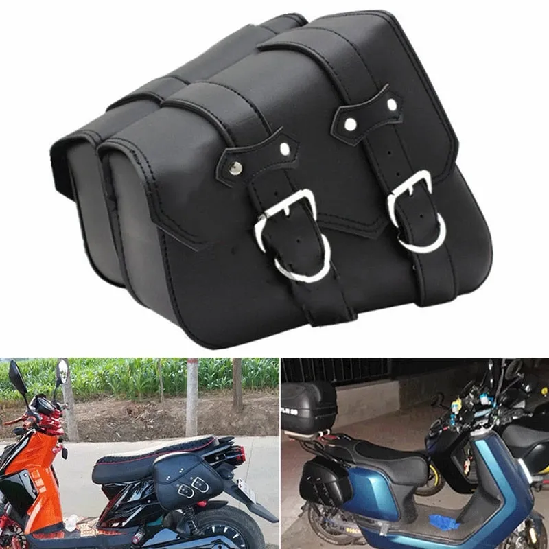 Bike Side Saddle Bag in PU Leather