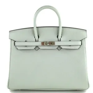 Birkin 25 Gris Neve Togo PHW