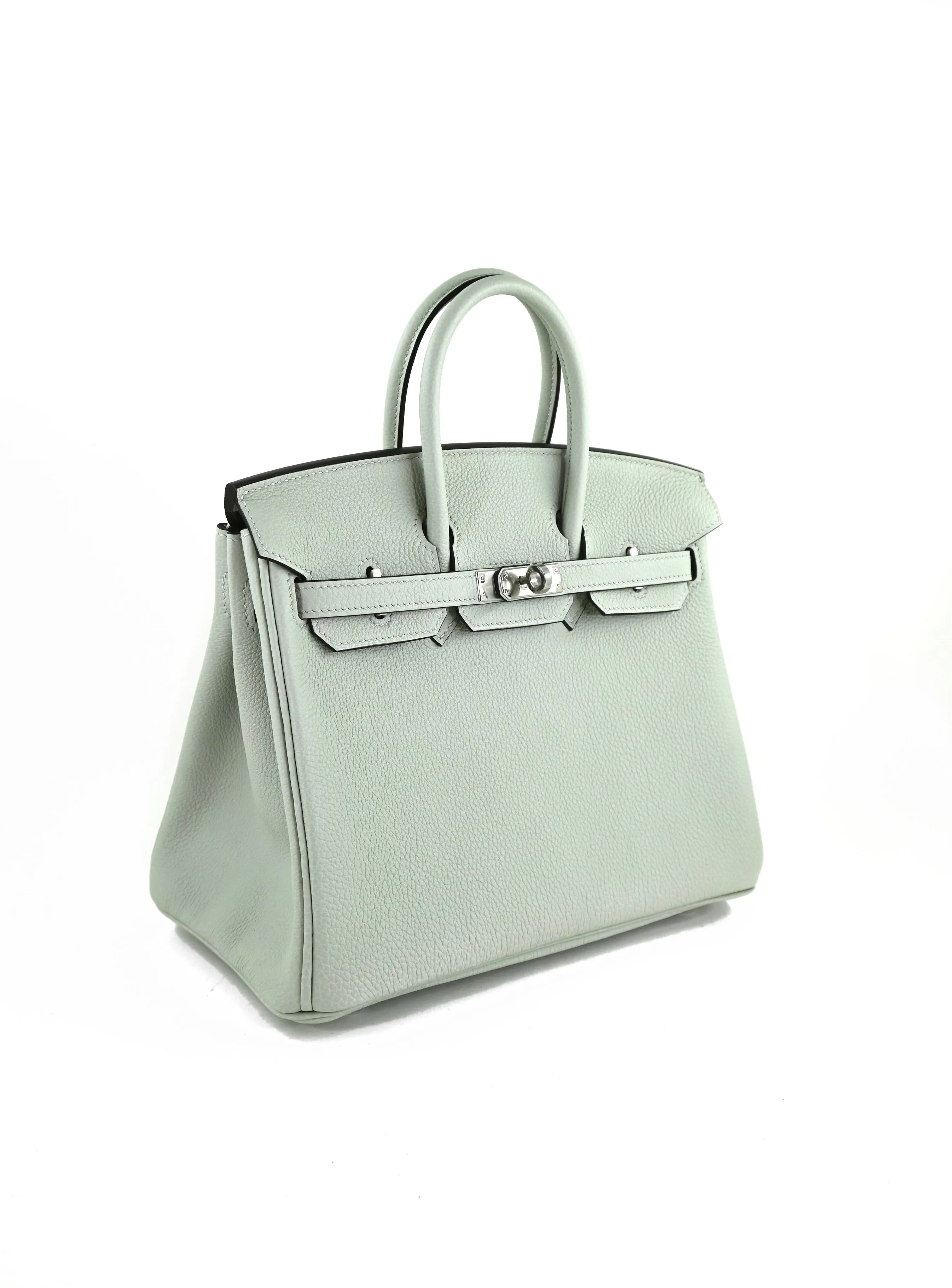 Birkin 25 Gris Neve Togo PHW