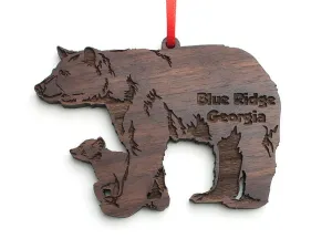 Blue Ridge Black Bear with Cub Ornament