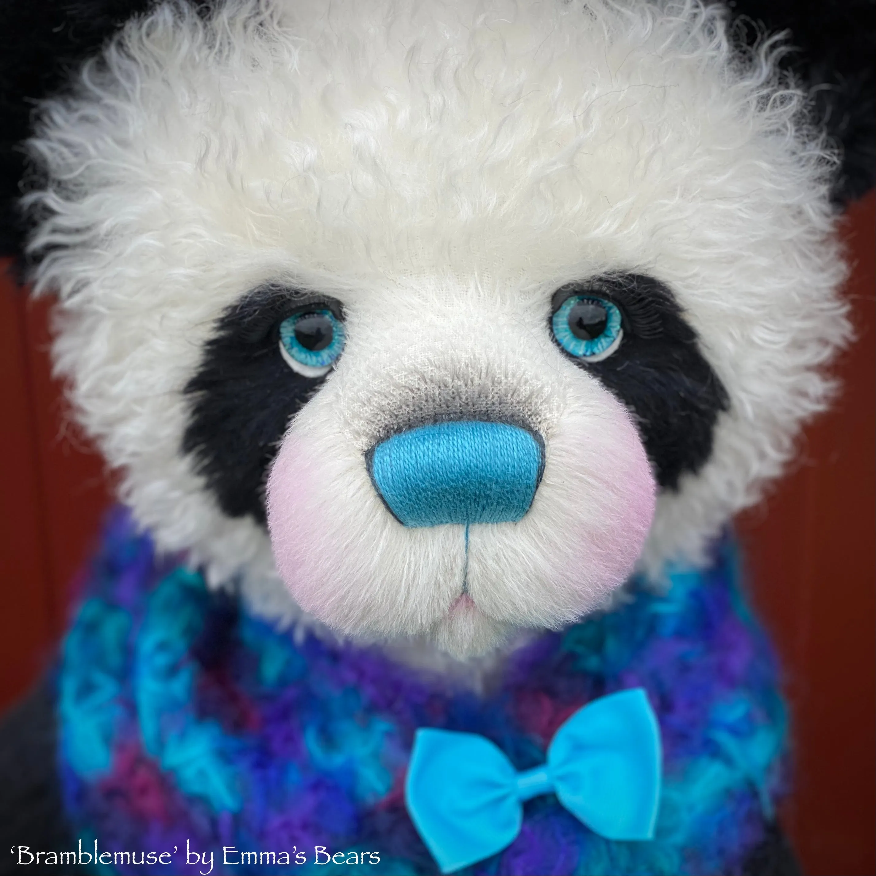 Bramblemuse - 24" mohair artist panda bear by Emma's Bears  - OOAK