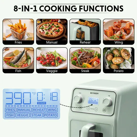 Buydeem F51, Multi-Functional Air Fryer, 4.2QT