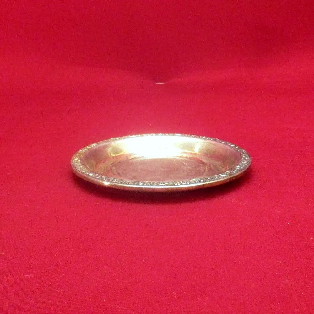 Community Silver-Plate Round Dish