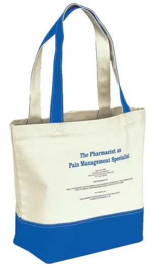 Custom Canvas Tote Bag With Color Handle