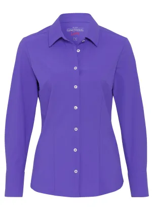 D91350-91910 - Functional Bluse Slim Fit - violett