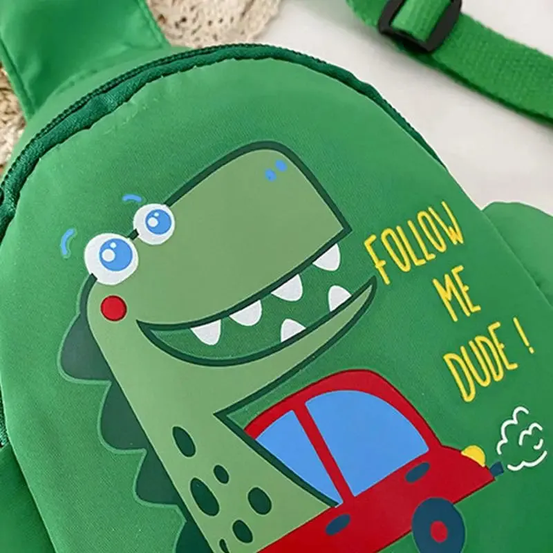 Dino Adventure Kids' Crossbody Backpack - Fun Travel Bag for All!