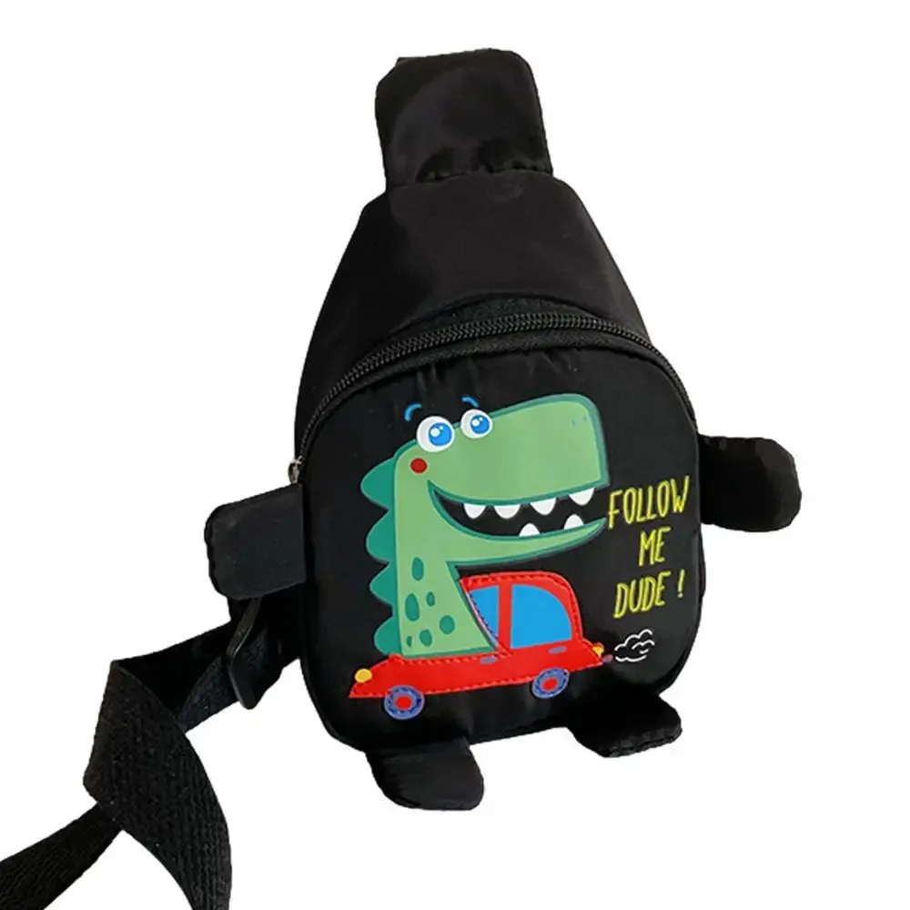 Dino Adventure Kids' Crossbody Backpack - Fun Travel Bag for All!