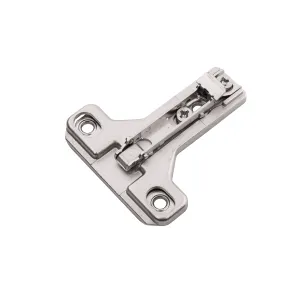 Face Frame 1mm Polished Nickel Hinge Mounting Plate