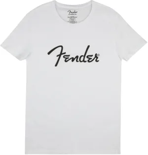 Fender Spaghetti Logo Men's T-Shirt, White - Large