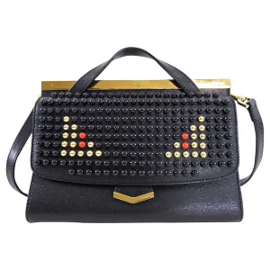 Fendi Black Small Demi-Jour Bead Monster Crossbody Bag