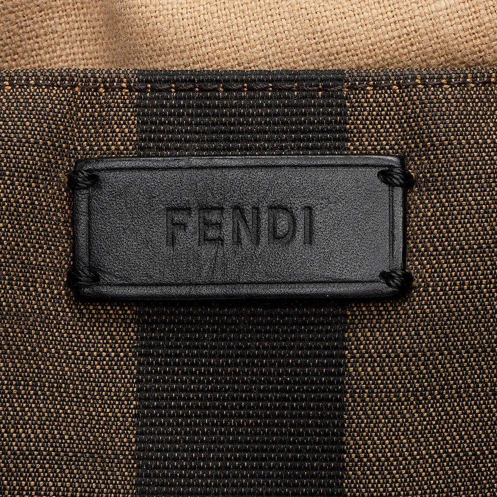 Fendi Pequin Canvas Tote (SHF-16461)