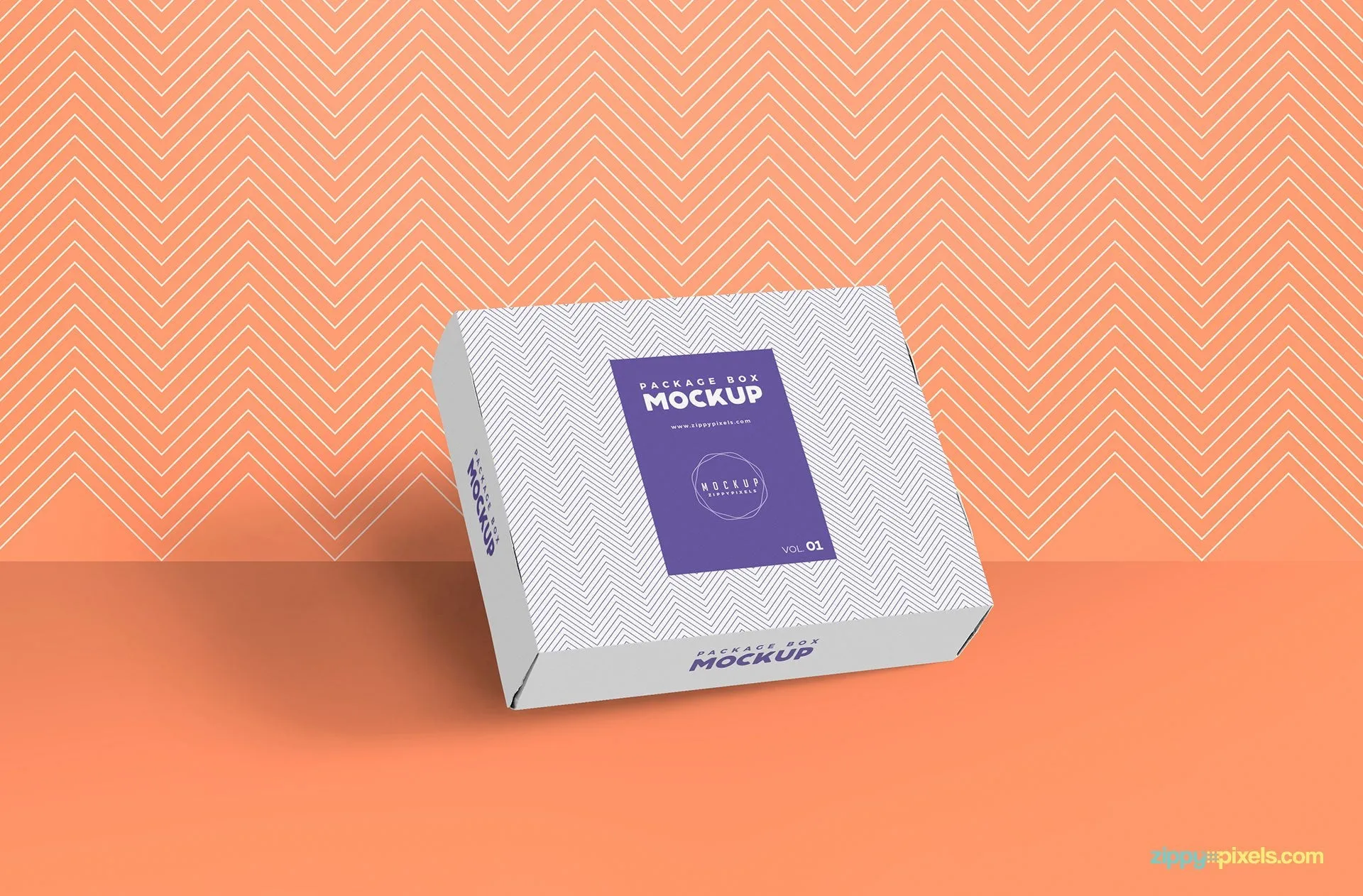 Free Gorgeous Box Packaging Mockup