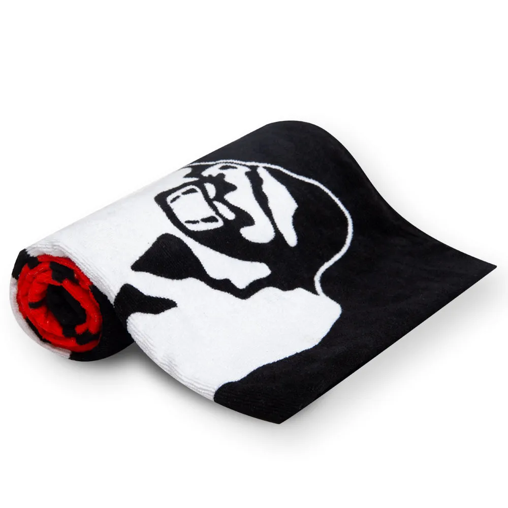 Functional Gym Towel - Black/Red