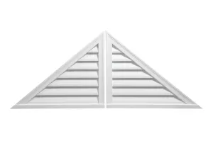 Functional Louver Two Piece Triangle - Brickmould Style