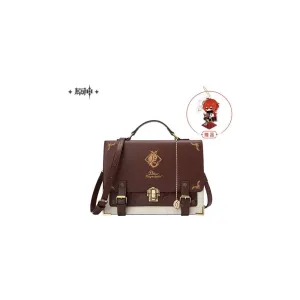 Genshin Impact PU Leather Messenger Bag Diluc