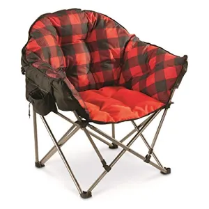 Guide Gear Club Camping Chair, Oversized, Portable, Folding with Padded Seats