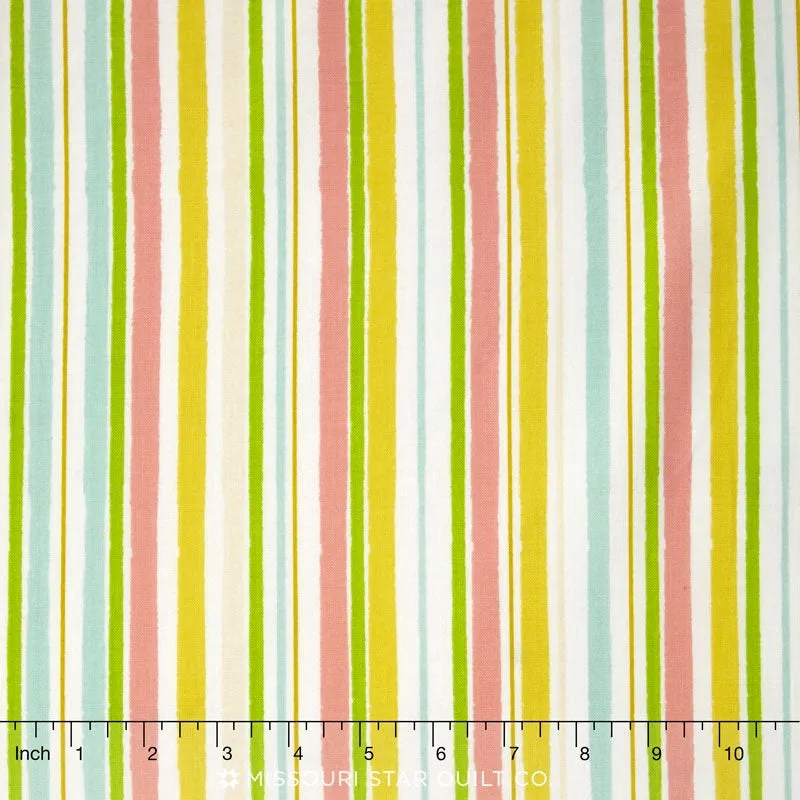 Hello Gorgeous - Gorgeous Stripe Cream Yardage