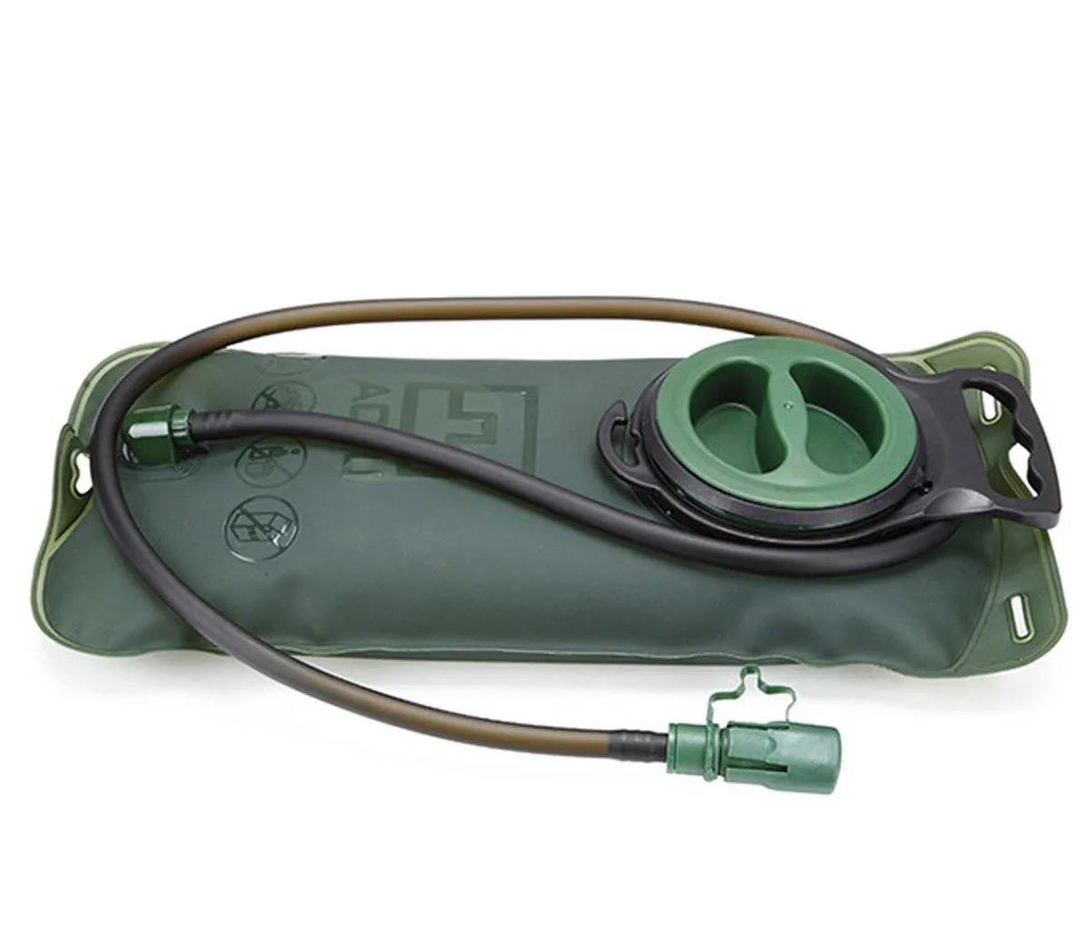 Hydration Bladder 2 Liter Leak Proof Water Reservoir, Military Bladder Bag