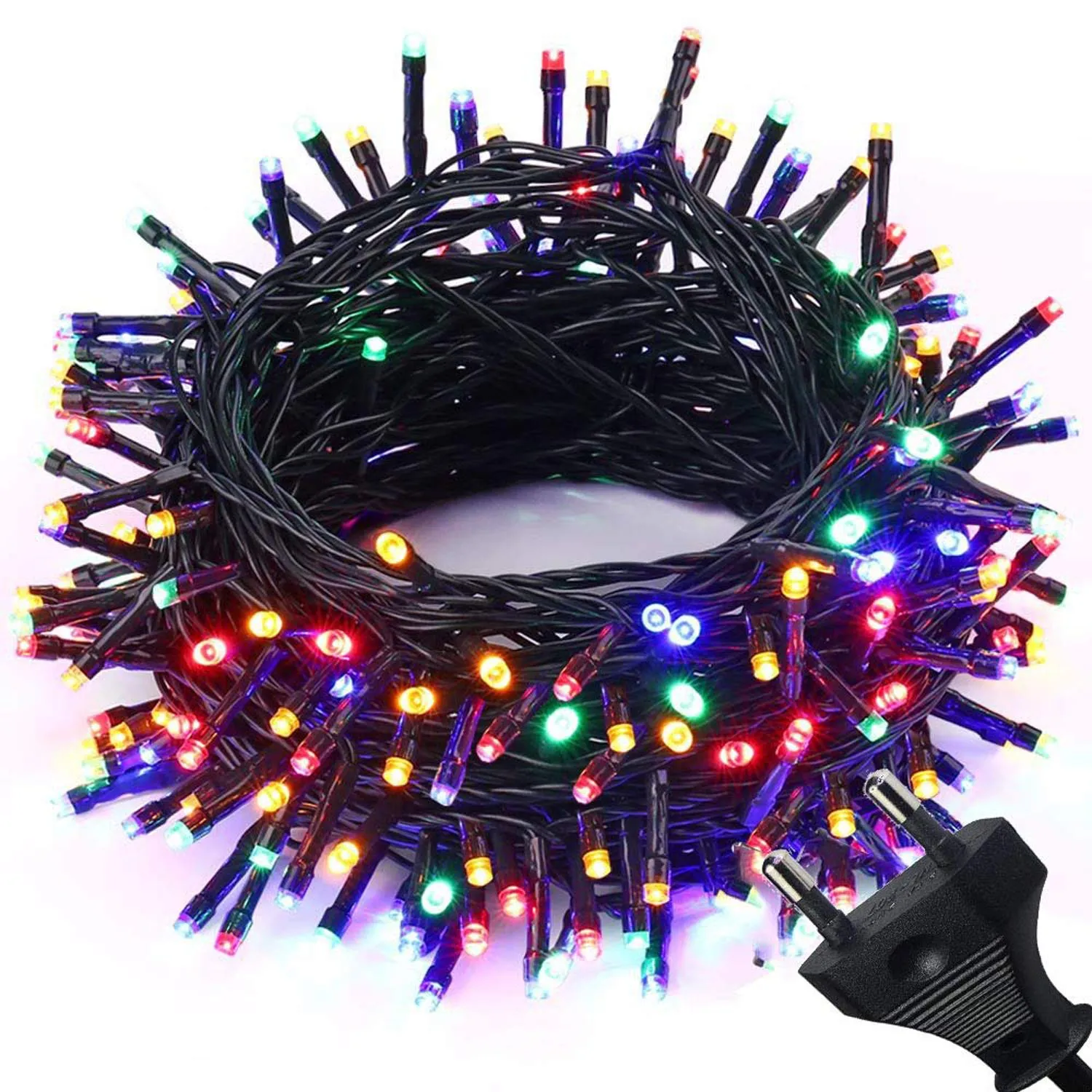 Kuber Industries 2 Piece 8 MM 20 Meter LED's Waterproof Fairy Decorative String Light - Red Green Blue - Decoration Indoor/Outdoor for Party Wedding Diwali -CTKTC023009