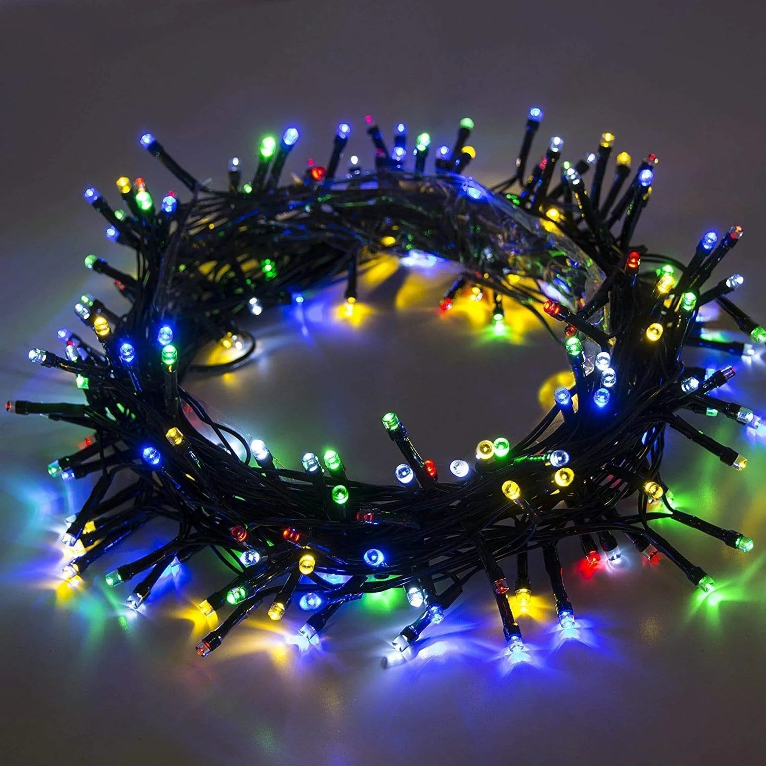 Kuber Industries 2 Piece 8 MM 20 Meter LED's Waterproof Fairy Decorative String Light - Red Green Blue - Decoration Indoor/Outdoor for Party Wedding Diwali -CTKTC023009