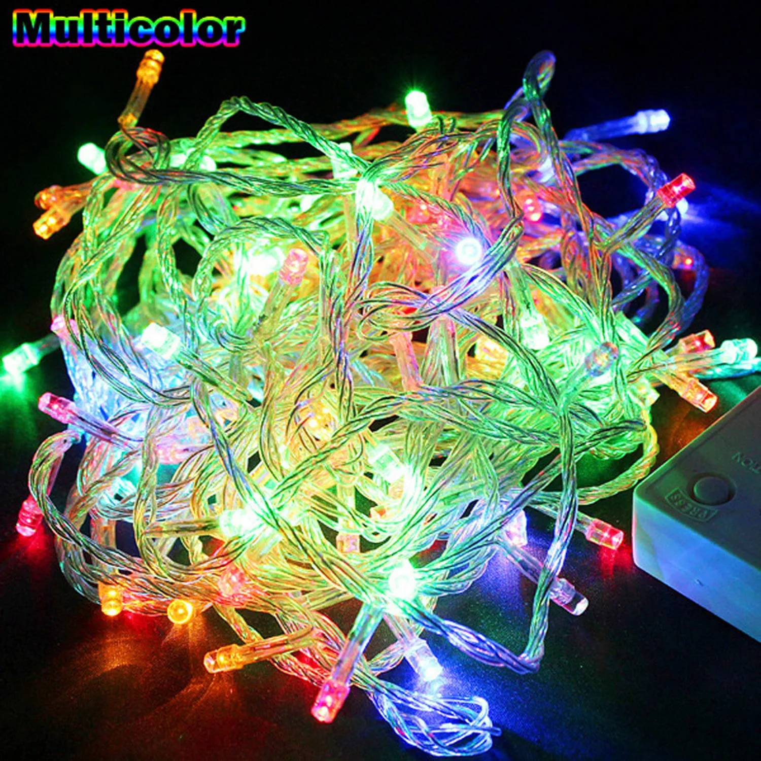 Kuber Industries 2 Piece 8 MM 20 Meter LED's Waterproof Fairy Decorative String Light - Red Green Blue - Decoration Indoor/Outdoor for Party Wedding Diwali -CTKTC023009