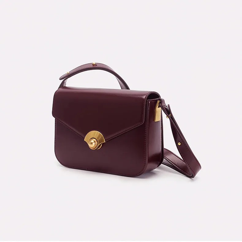 Ladies Small Side Bag Genuine Leather Crossbody Bags  For Women