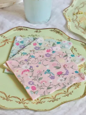 Ladurée Floral Napkins