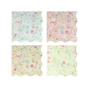 Laduree Floral Small Napkins