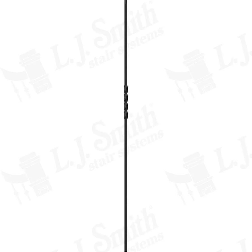 LI-1TW44 — Single Twist Baluster (1/2" Square Solid)