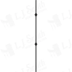 LI-2KNUC44 — Double Knuckle Baluster (1/2" Square Solid)