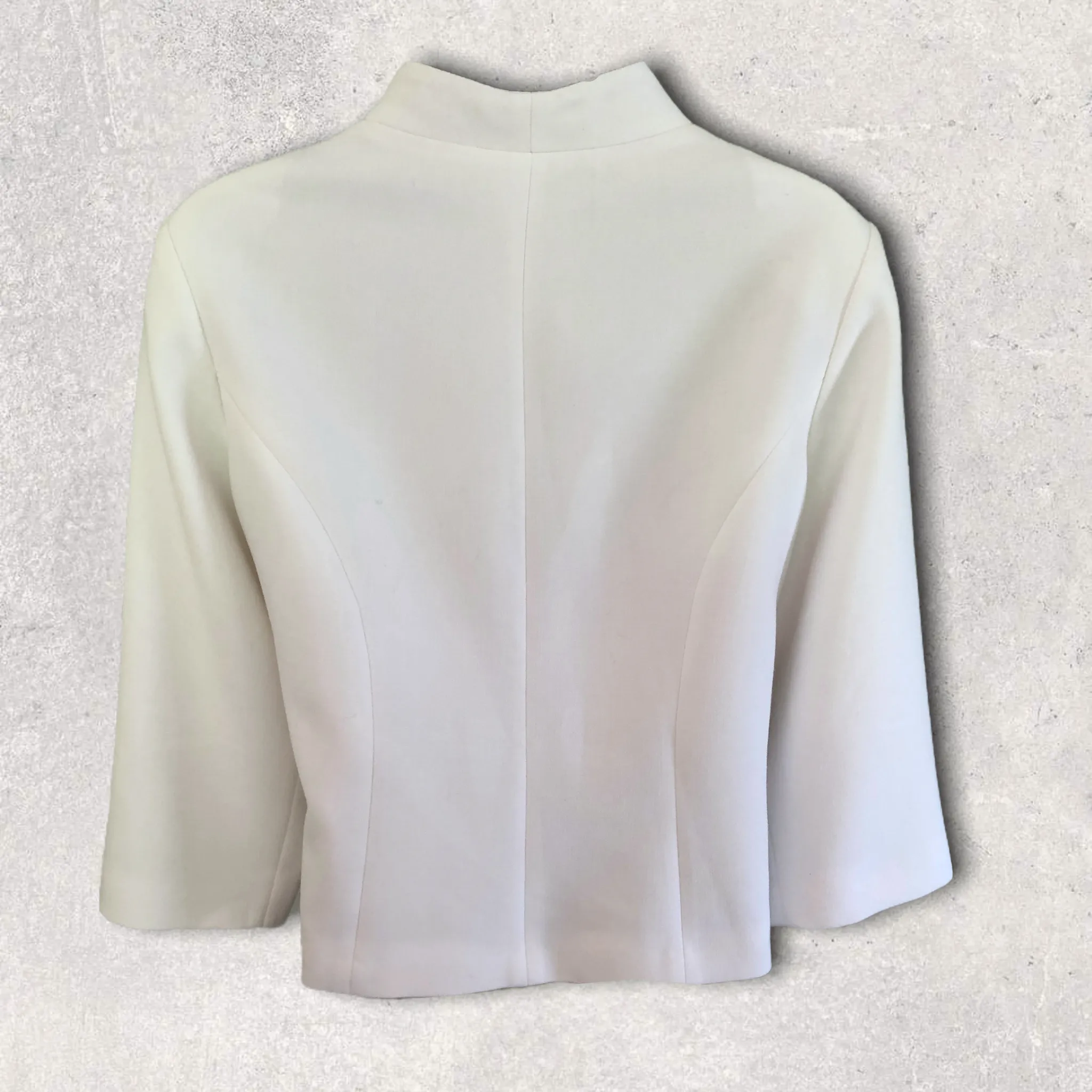 Libra White Summer Occasion Bolero Jacket UK 14 US 10 EU 42