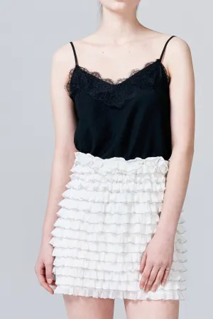 Liza Lace Overlay Camisole