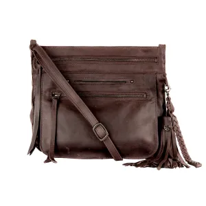 Media Lightweight Handmade Leather Crossbody Bag