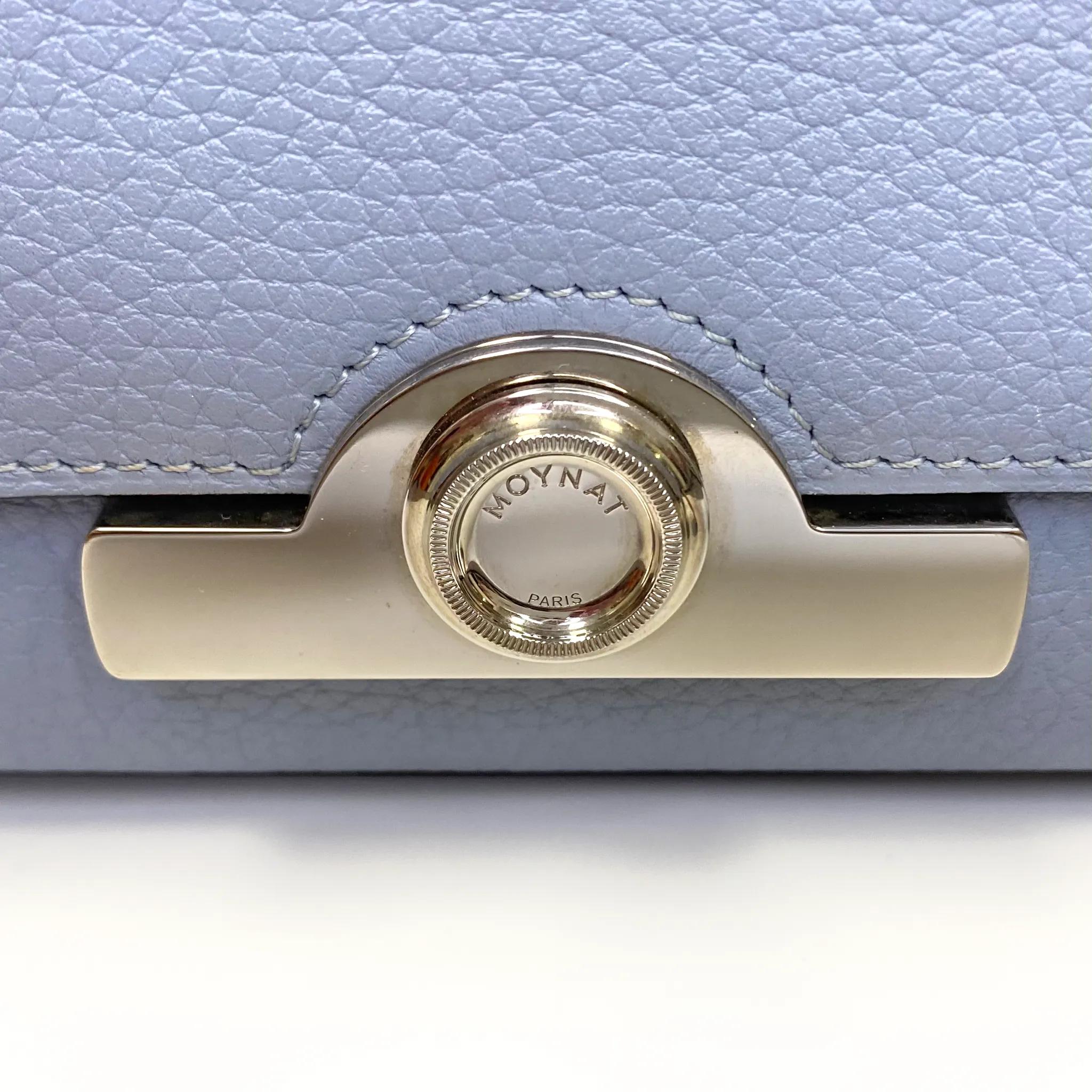 Moynat Baby Blue Mini Rejane Bag