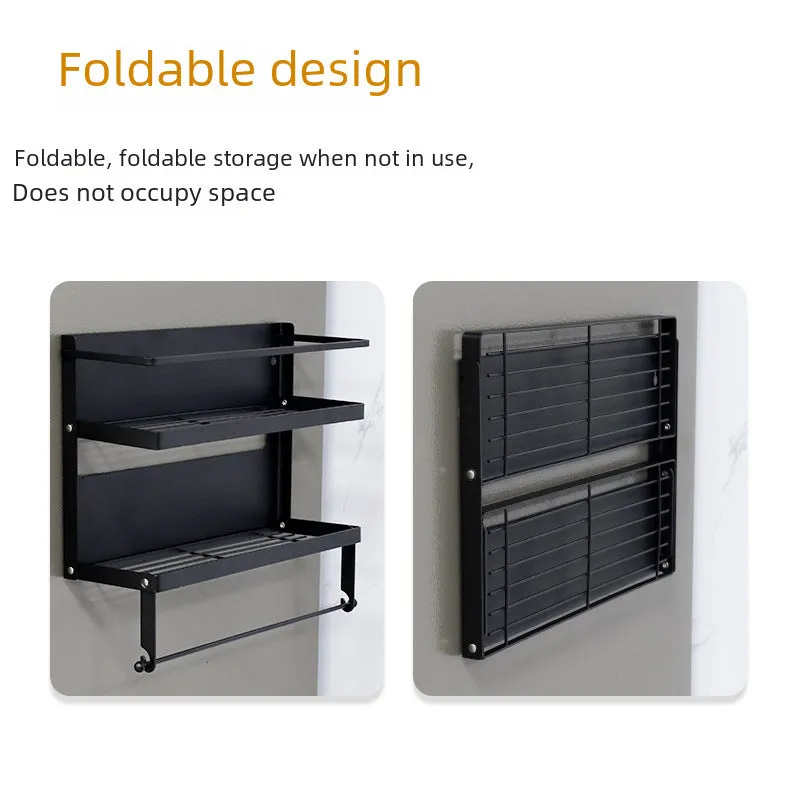 Multi-Functional Foldable Storage Rack