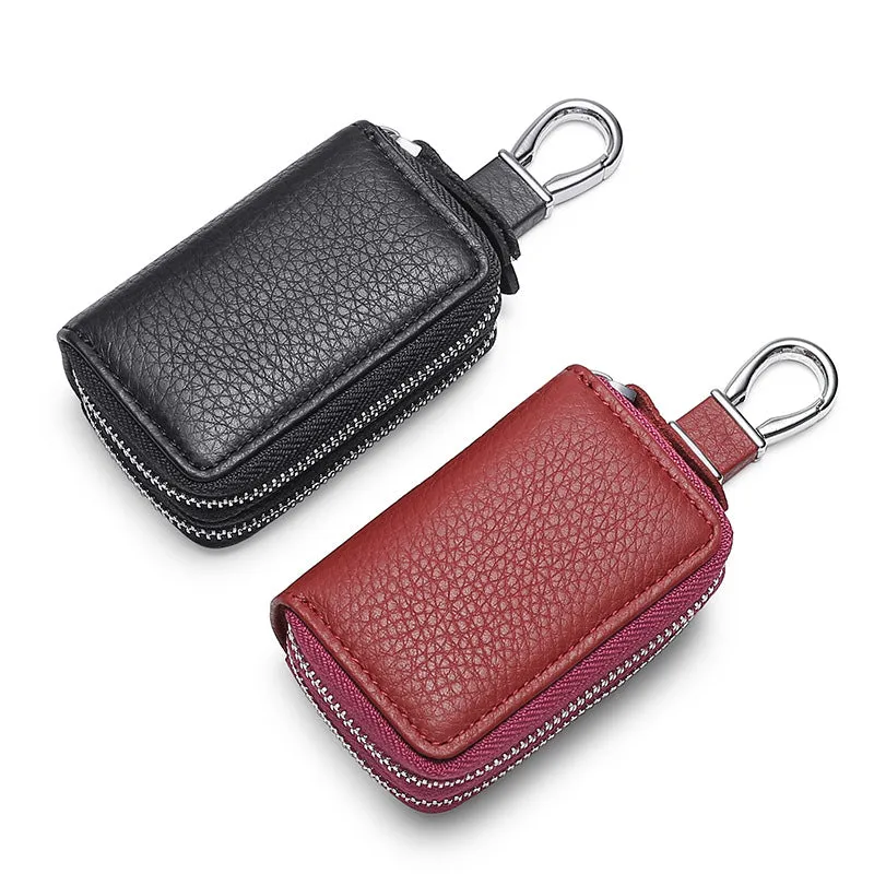 Multi Functional Leather Double Car Keys K5210