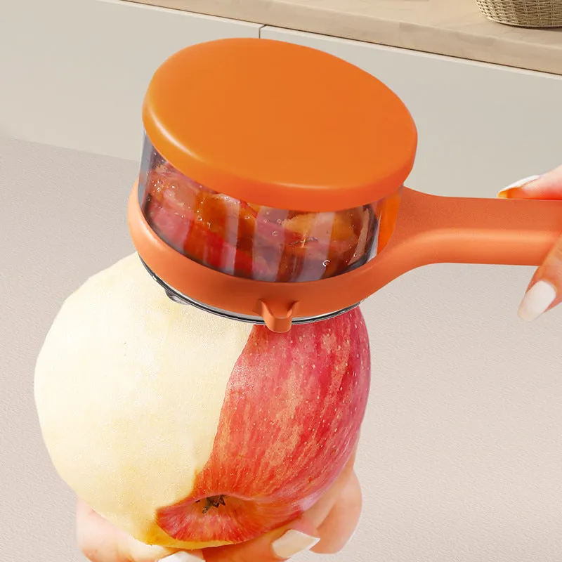 Multi-Functional Peeler with Storage Bucket