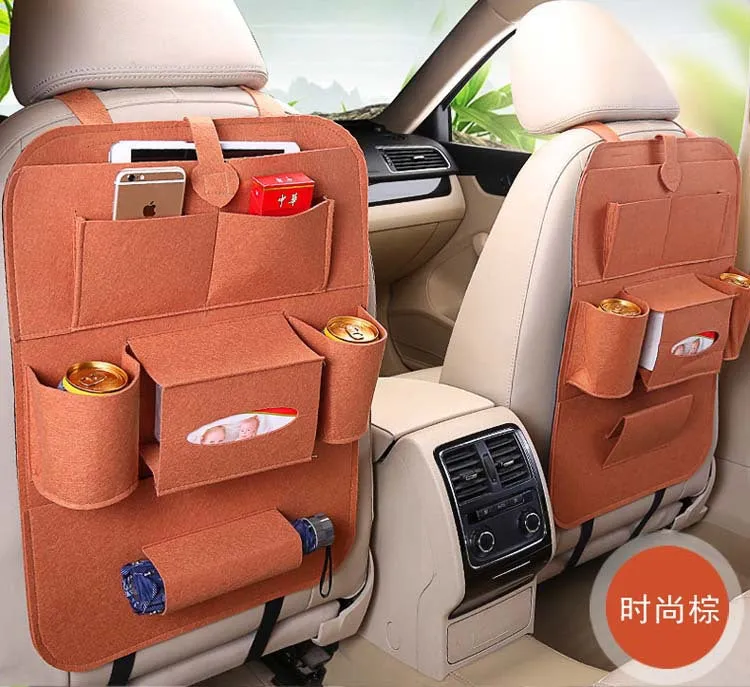 Multifunctional Car Back Seat Organizer with Multiple Pockets