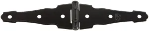 National Hardware 4 in. L Black Steel Ornamental Strap Hinge 1 pk