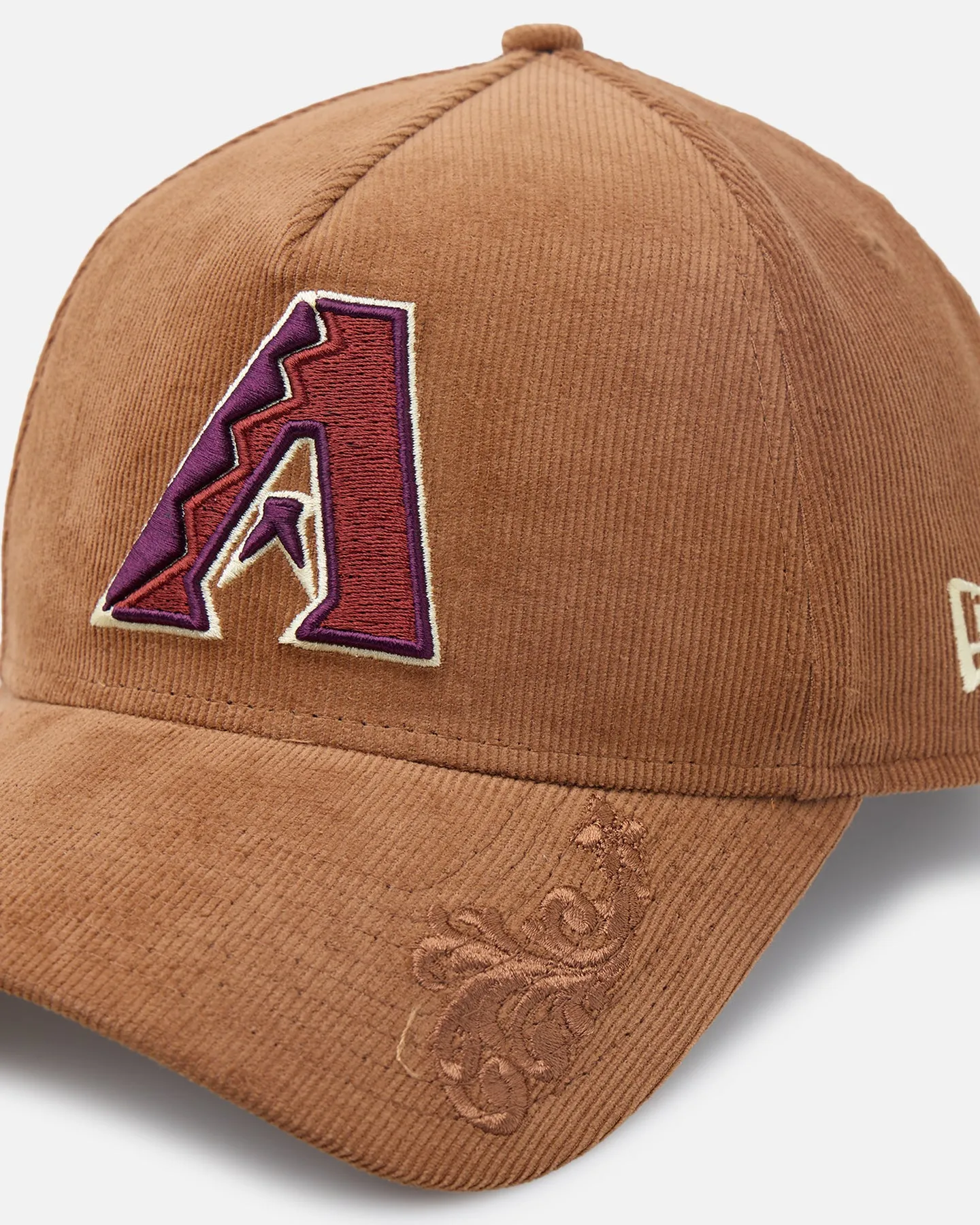 New Era Arizona Diamondbacks 'Ornamental Corduroy' 9FORTY A-Frame Snapback Tan