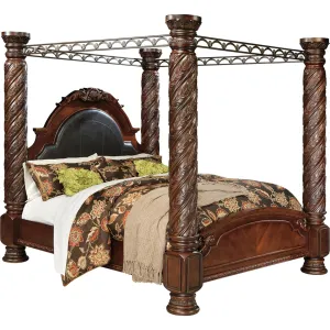 North Shore 5 Piece King Canopy Bed