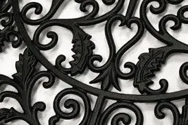 Nuvo Iron Cast Aluminum Rectangle Decorative Gate Fence Insert ACW61 - 15 in x 24 in