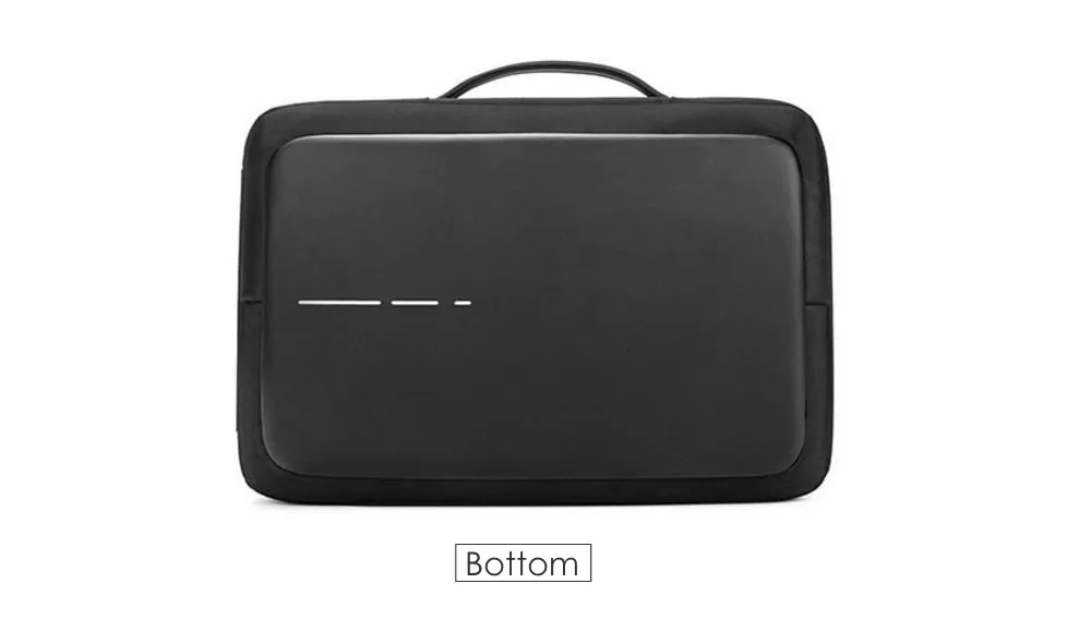 Office Waterproof Backpack/Briefcase With Password Lock,External USB For 15.6 inch Laptop